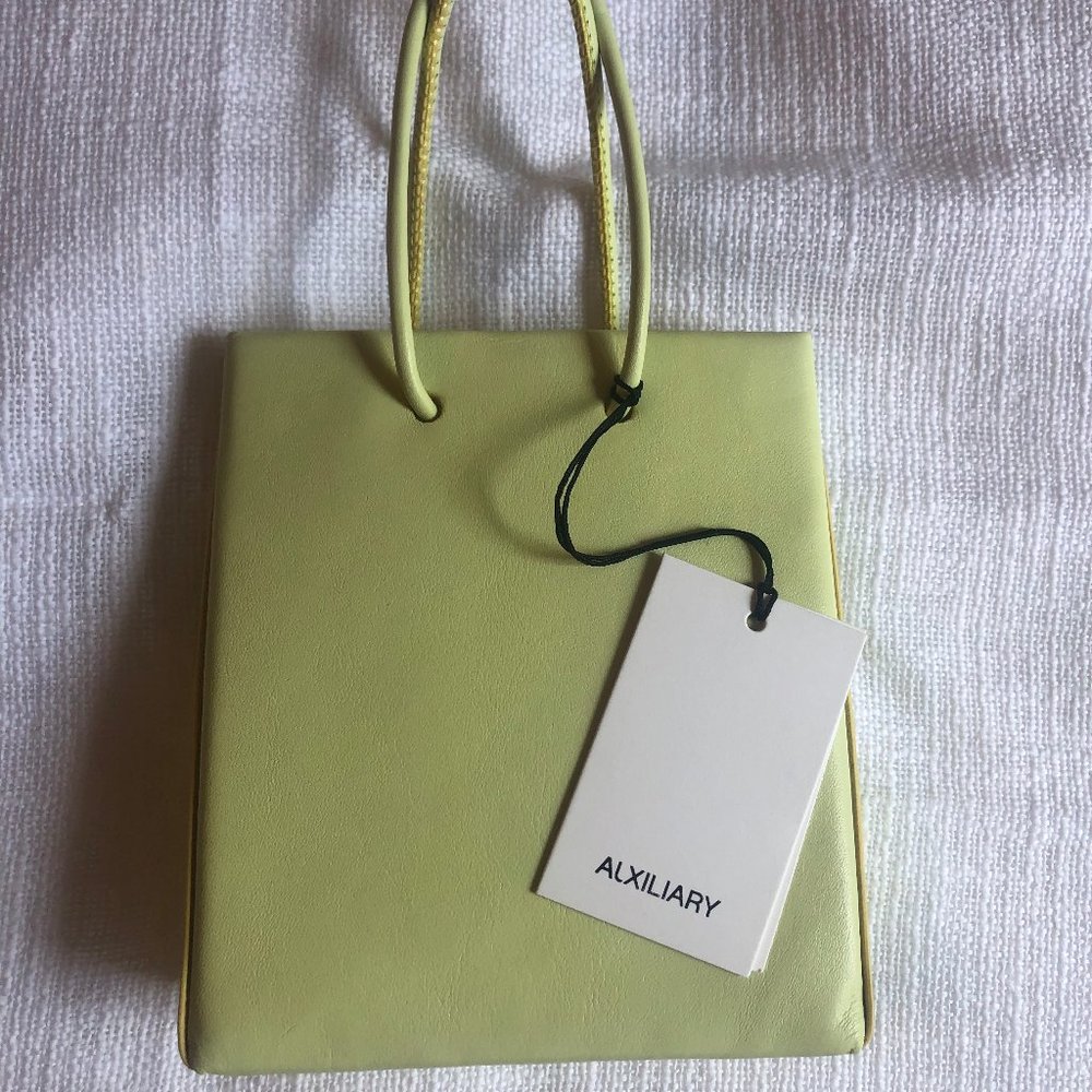 Auxiliary Leather Shopper Bag